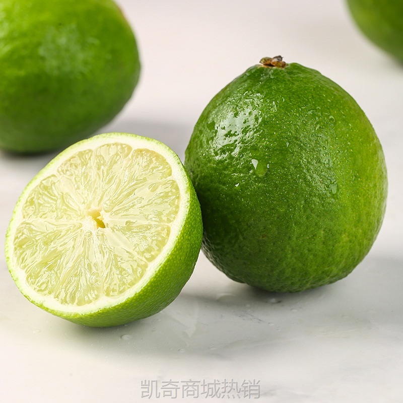 柠檬四季新鲜水果泰国引种塔西提无籽青柠檬奶茶店直供一件代发