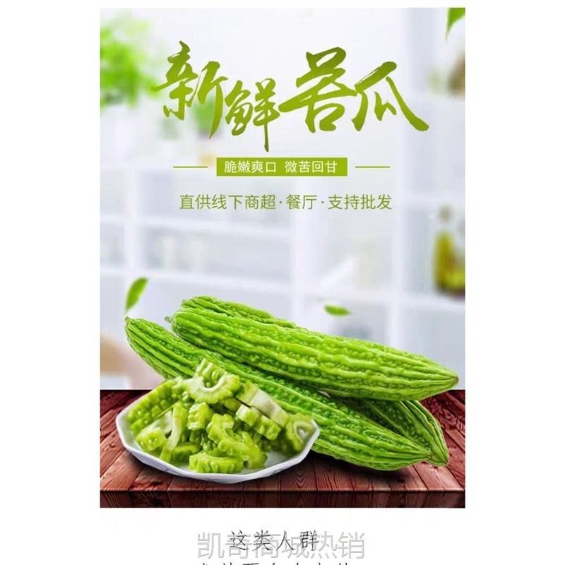 新鲜苦瓜5斤农家自种凉瓜苦瓜脆嫩营养蔬菜山东产地现摘现发当季