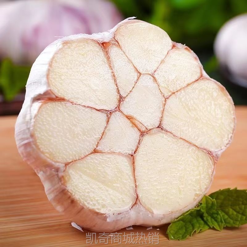 河南紫皮大蒜头干蒜5斤蒜头2025今年新鲜大蒜农家自种子独蒜批发