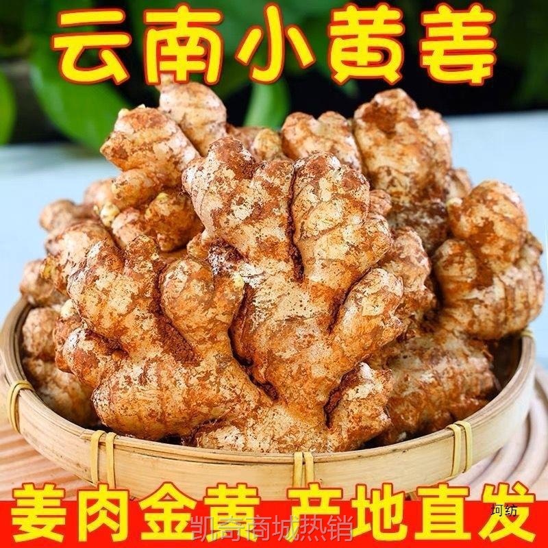 生姜批发云南小黄姜老姜新鲜现挖嫩姜月子姜大块黄姜新鲜蔬菜批发