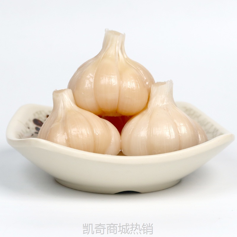 5斤装安徽特产糖蒜头糖醋蒜甜蒜腌蒜头酱菜酱汁咸蒜头新鲜大蒜1斤