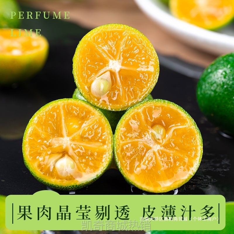 新鲜海南青金桔小青柠青柑皮薄应当季水果奶茶店柠檬新鲜5斤金橘1