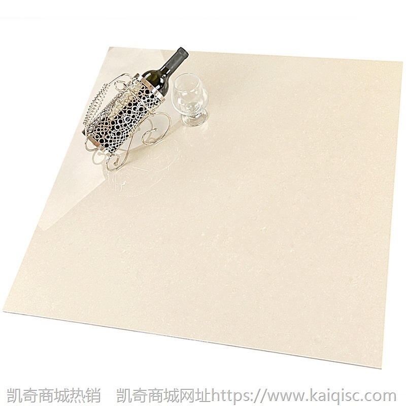 佛山800*800瓷砖 现代简约客厅黄色聚晶抛光地板砖厨房卫生间地砖