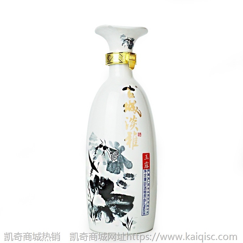 新疆白酒古城淡雅玉露酒46°清香型酒商务接待馈赠亲友白酒批发