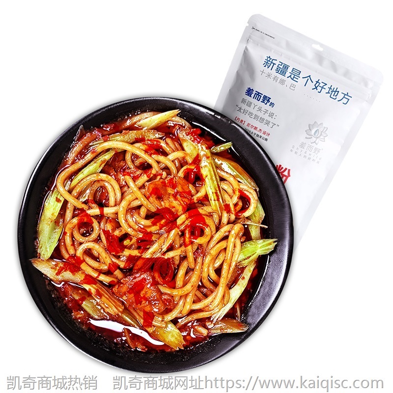 【囤货】笑厨新疆正宗炒米粉微辣爆辣430g*3袋装粗湿粉特产速食