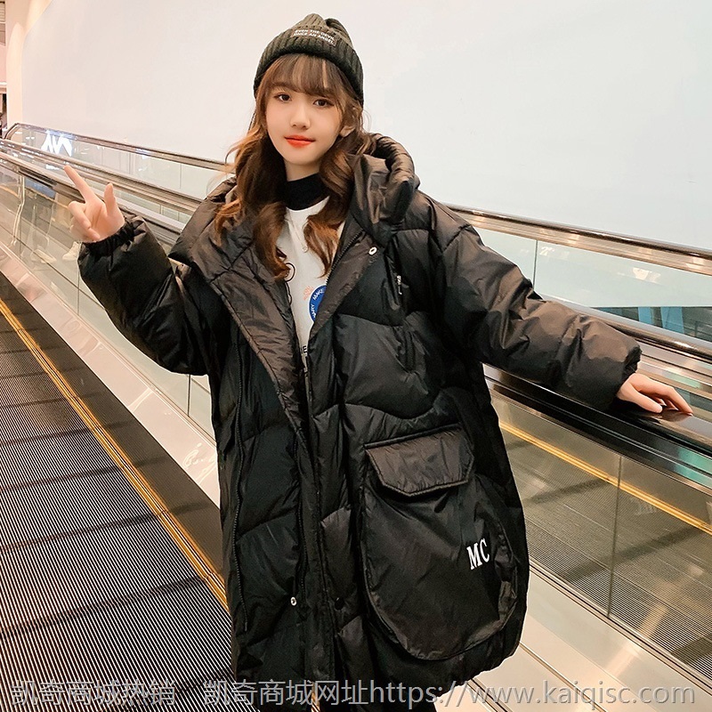 女童冬装棉服2021新款儿童韩版洋气棉袄中大童冬季长款棉衣外套潮