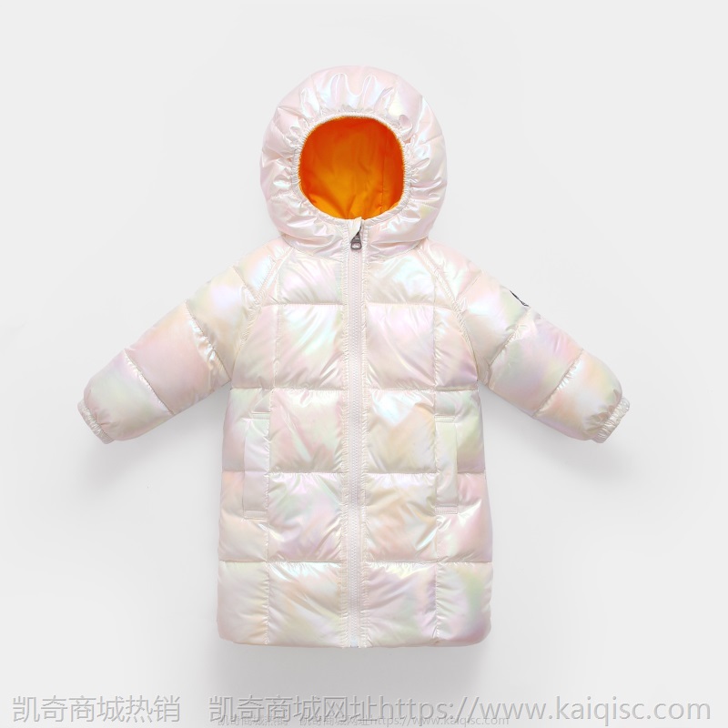厂家直销童装批发儿童羽绒服男童女童长款过膝盖加厚保暖冬装外套