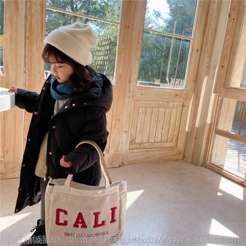 儿童棉服 2021冬季新款韩版童装长款保暖加厚男女宝宝羽绒棉外套