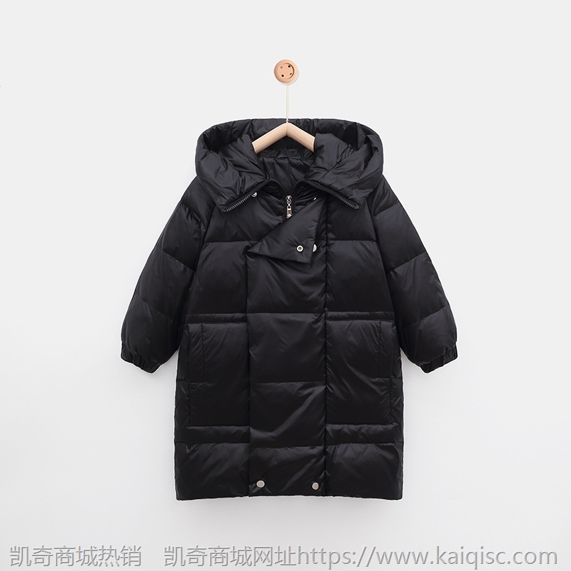 依珊恋新款儿童羽绒服过膝长款韩版洋气男童女童装加厚羽绒服外套