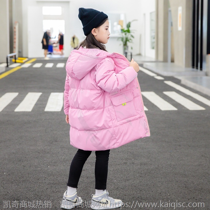 童装儿童羽绒服冬季轻薄外套男童鲨鱼皮免洗棉服女童加厚亮皮棉衣