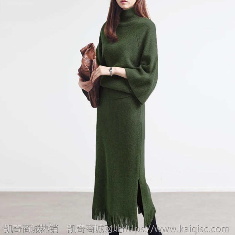 秋季套装女时尚两件套2020新款女装毛衣韩版秋冬款毛线裙