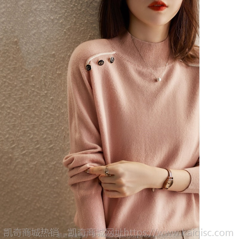 欧洲站女装上衣法国撤柜清仓尾货针织衫高端凯奇毛衣春秋冬装原单