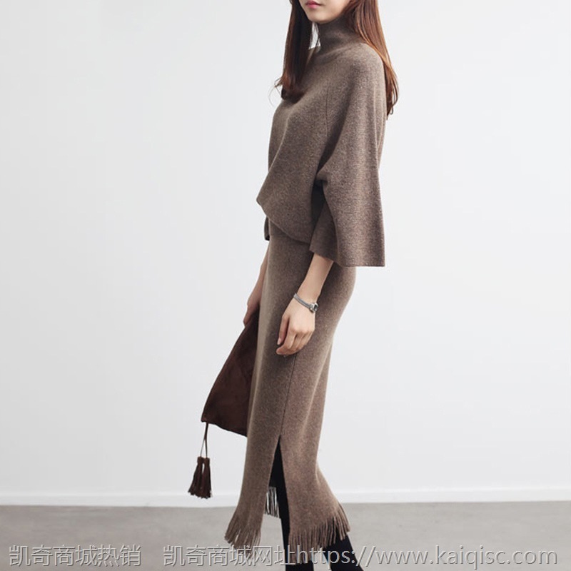 秋季套装女时尚两件套2020新款女装毛衣韩版秋冬款毛线裙