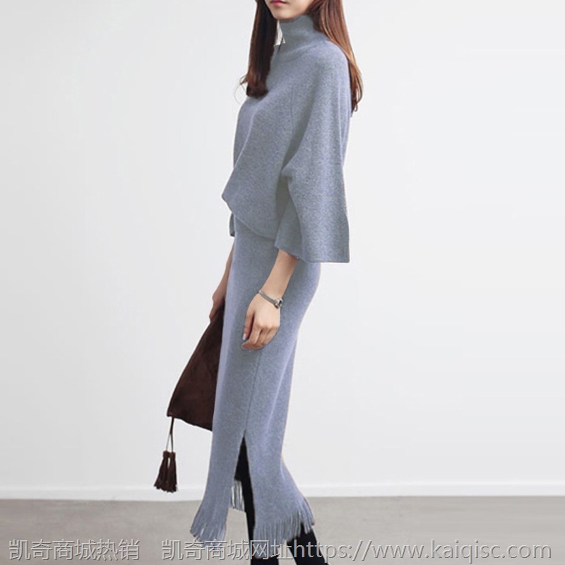 秋季套装女时尚两件套2020新款女装毛衣韩版秋冬款毛线裙