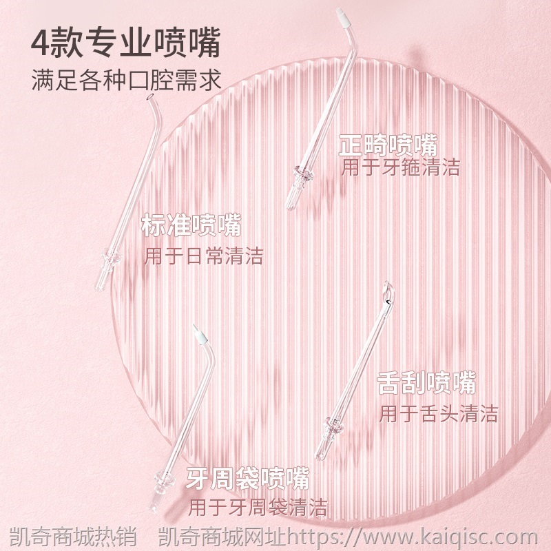 海氏海诺冲牙器洗牙器水牙线家用口腔牙结石牙齿清洁器电动便携式