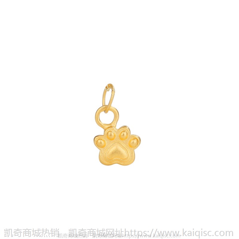 999足金黄金项链3d硬金吊坠项链0.2g起专供抖音直播基地支持代发