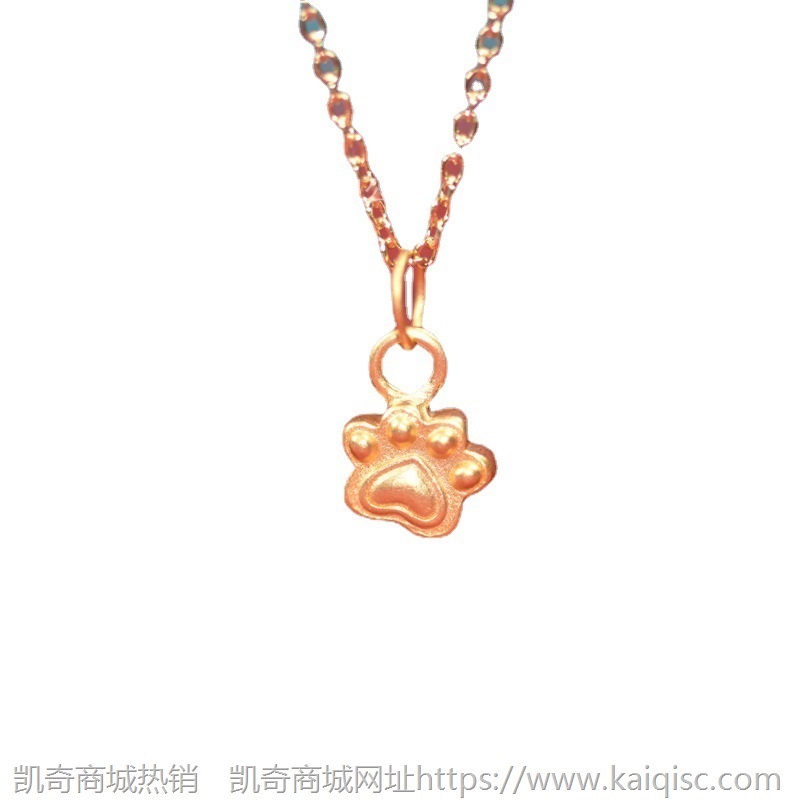 3D硬金999足金黄金项链兴旺吊坠链多款直播货源支持代发爆款产品