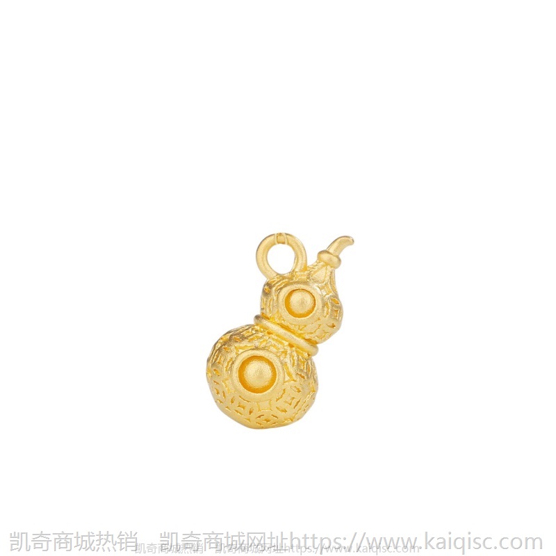999足金黄金项链3d硬金吊坠项链0.2g起专供抖音直播基地支持代发