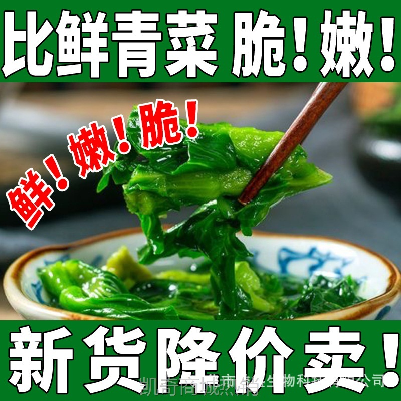 脱水蔬菜万年青菜芯干脱水菜心小白菜青菜干方便食品菜包配料泡面